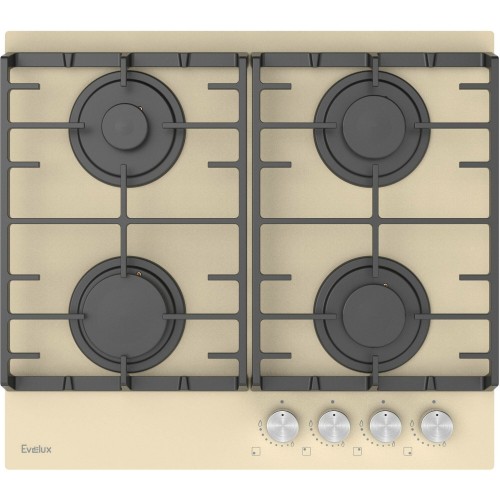 Газовая варочная панель Evelux HEG 600 IG (бежевый) 