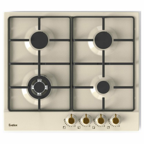 Газовая варочная панель Evelux HEG 650 IR (бежевый) 1