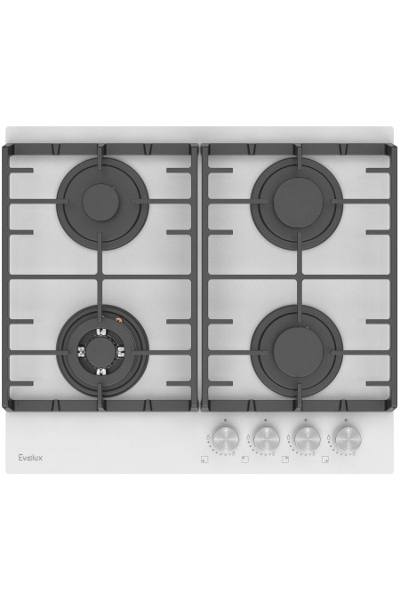 Газовая варочная панель Evelux HEG 650 WG (белый) 