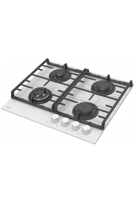 Газовая варочная панель Evelux HEG 650 WG (белый) 2