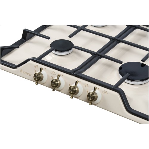 Газовая варочная панель GEFEST ПВГ 1212 К55 (бежевый) 1