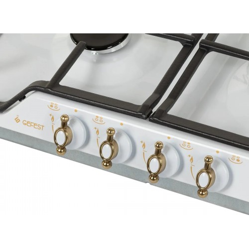 Газовая варочная панель GEFEST ПВГ 1212 К82 (белый) 3