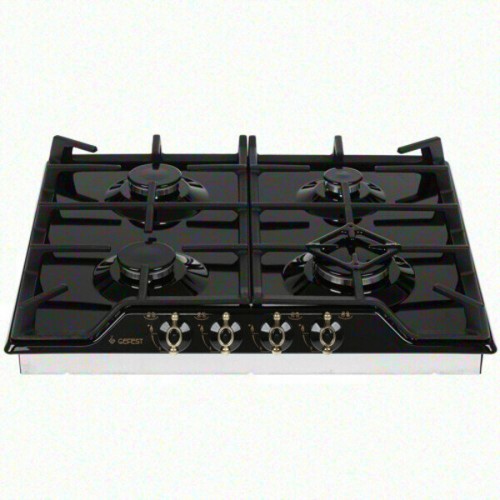 Газовая варочная панель GEFEST ПВГ 1212 К83 (черный с рисунком ретро) 7
