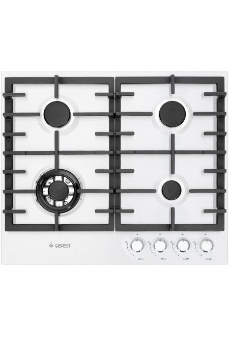 Газовая варочная панель GEFEST ПВГ 1214-01 (белый) 