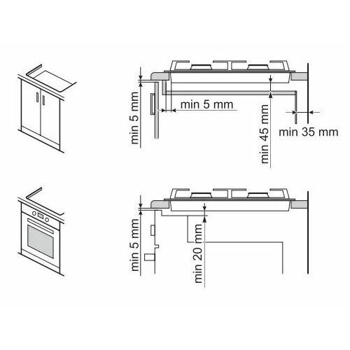Газовая варочная панель GEFEST ПВГ 1214-01 (белый) 7