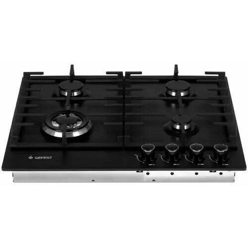 Газовая варочная панель GEFEST ПВГ 1214-01 К2 (черный матовый) 4