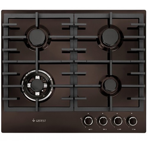 Газовая варочная панель GEFEST ПВГ 1214-01 К7 (коричневый) 