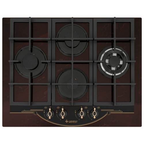 Газовая варочная панель GEFEST ПВГ 2231-01 Р5 (графит с белой рамкой) 