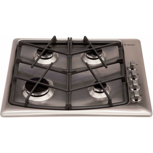 Газовая варочная панель GEFEST СН 1211 К30 (серебристый) 
