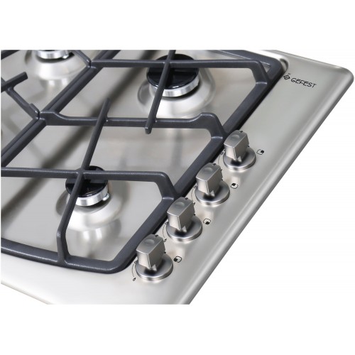 Газовая варочная панель GEFEST СН 1211 К30 (серебристый) 2