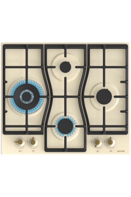Газовая варочная панель Gorenje GW 6D42 CLI (бежевый) 