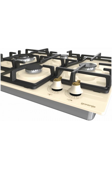 Газовая варочная панель Gorenje GW 6D42 CLI (бежевый) 5