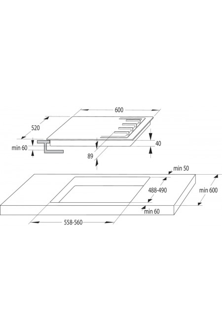 Газовая варочная панель Gorenje GW641XHF (нержавеющая сталь) 8