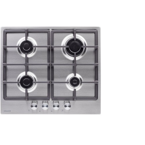 Газовая варочная панель GRAUDE GS 60.1 E (серебристый) 