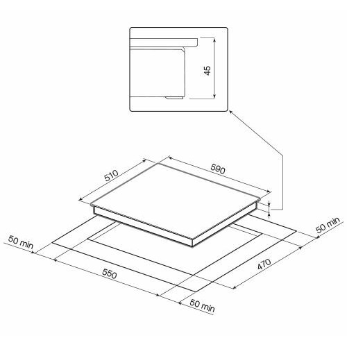 Газовая варочная панель GRAUDE GS 60.1 E (серебристый) 6