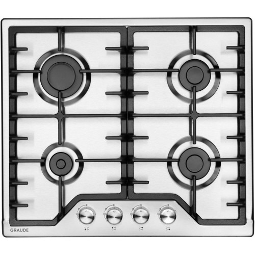 Газовая варочная панель GRAUDE GS 60.1 E (серебристый) 7