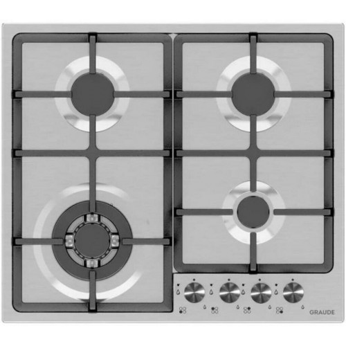 Газовая варочная панель GRAUDE GS 60.1 E (серебристый) 8