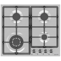 Газовая варочная панель GRAUDE GS 60.2 E (серебристый)