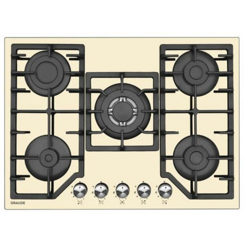 Газовая варочная панель Graude GS 70.1 C (кремовый) 5