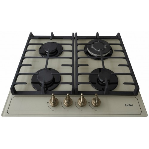 Газовая варочная панель Haier HHX-M64ATQBC (бежевый) 3