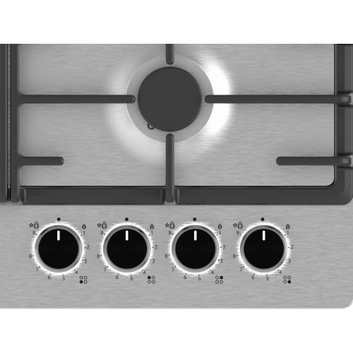 Газовая варочная панель Haier HHX-M64RFVLX (нержавеющая сталь) 1