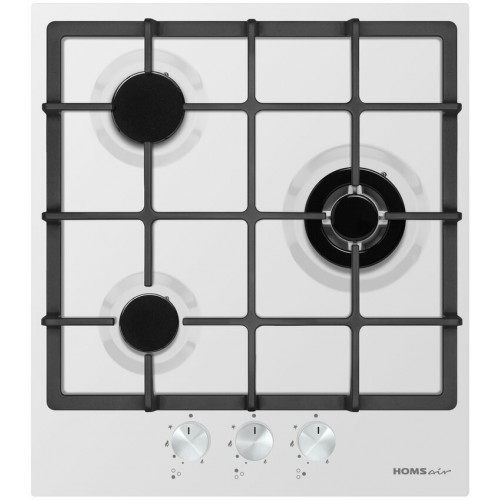 Газовая варочная панель HOMSair HGE433TGCWH (белый) 