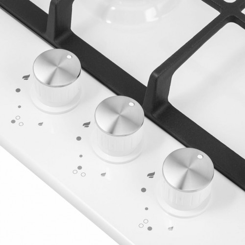 Газовая варочная панель HOMSair HGE433TGCWH (белый) 4