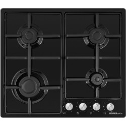 Газовая варочная панель HOMSAIR HGE643GBK (черный)