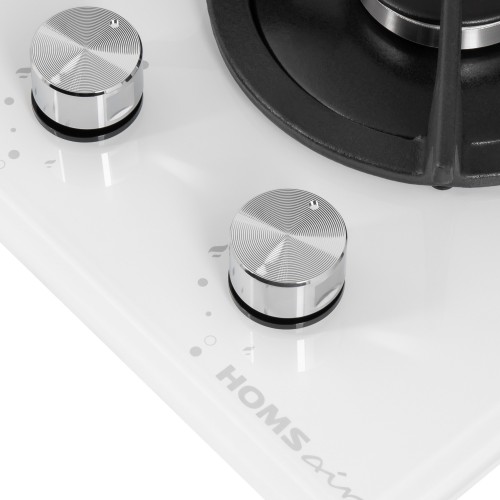 Газовая варочная панель HOMSair HGG321WH (белый) 7