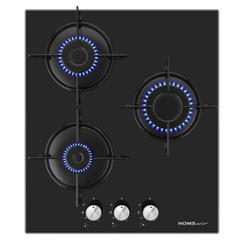 Газовая варочная панель HOMSAIR HGG431BK (черный) 