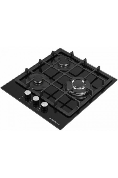 Газовая варочная панель HOMSAIR HGG433TGCBK (черный) 1