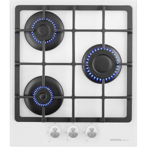 Газовая варочная панель HOMSAIR HGG433WH (белый) 