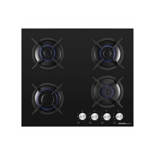 Газовая варочная панель HOMSAIR HGG641BK (черный) 