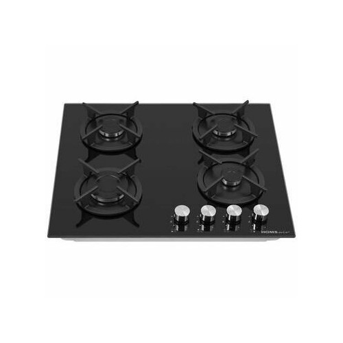 Газовая варочная панель HOMSAIR HGG641BK (черный) 1