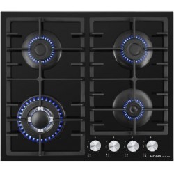 Газовая варочная панель HOMSair HGG646BK (черный)
