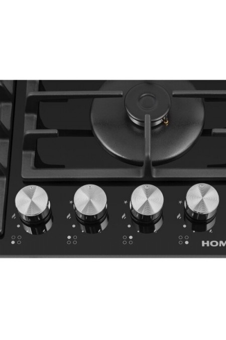 Газовая варочная панель HOMSair HGG646BK (черный) 3