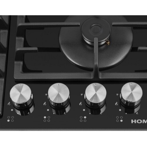 Газовая варочная панель HOMSair HGG646BK (черный) 4