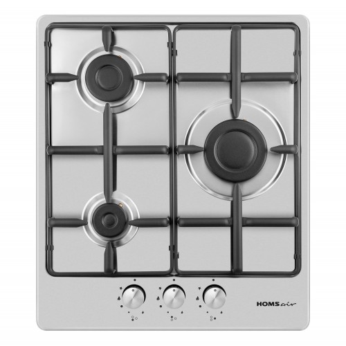 Газовая варочная панель HOMSAIR HGS433GS (серебристый) 1