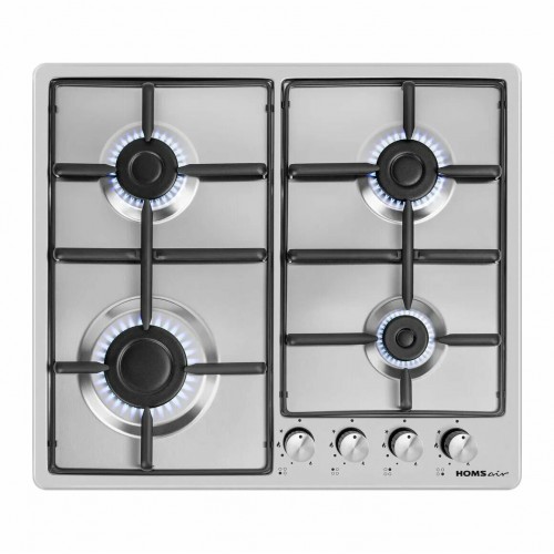 Газовая варочная панель HOMSAIR HGS643S (серебристый) 