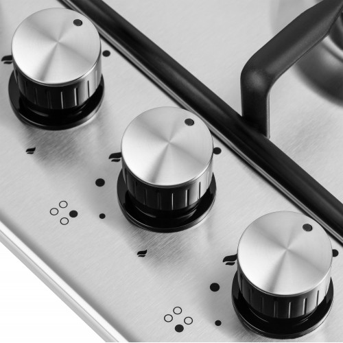 Газовая варочная панель HOMSAIR HGS643S (серебристый) 4