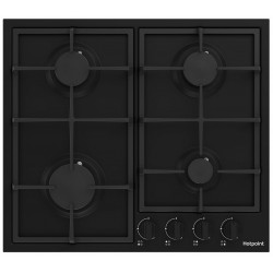Газовая варочная панель Hotpoin-Ariston HGMT 642 BL (черный)