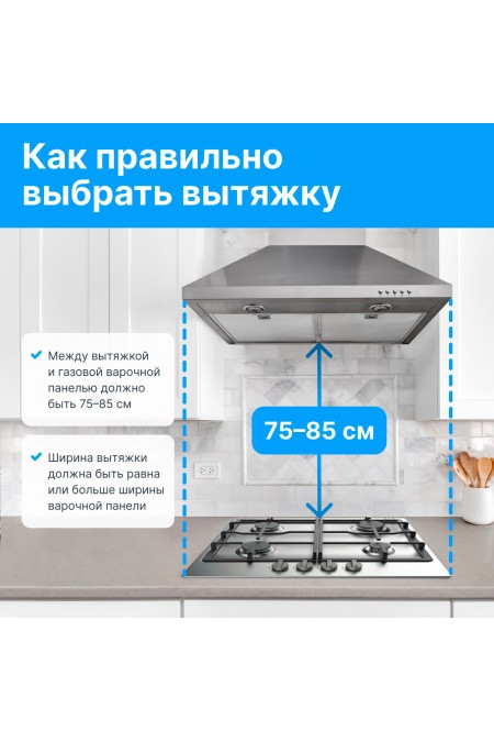 Газовая варочная панель Hotpoin-Ariston HGMT 642 BL (черный) 6