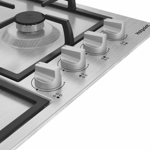 Газовая варочная панель Hotpoint-Ariston HGMT 642 W IX (белый) 4