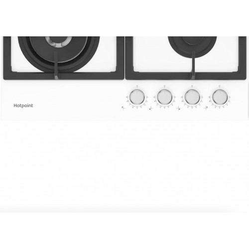 Газовая варочная панель Hotpoint-Ariston HGS 62F/WH (белый) 5