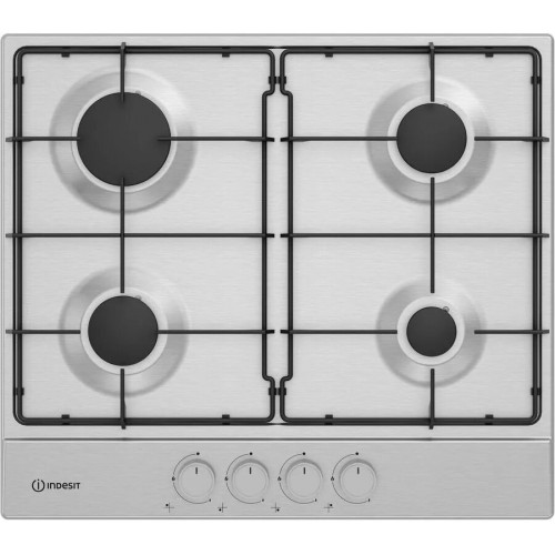 Газовая варочная панель Indesit THPM 641 W/IX/I (нержавеющая сталь) 