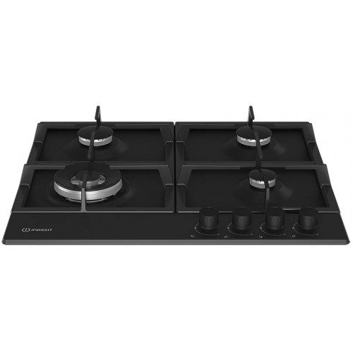 Газовая варочная панель Indesit THPM 642 WS/BL/I (черный) 2