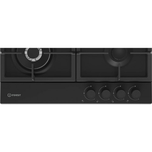 Газовая варочная панель Indesit THPM 642 WS/BL/I (черный) 3
