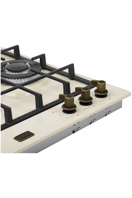 Газовая варочная панель Korting HG 465 CTRB (бежевый) 2