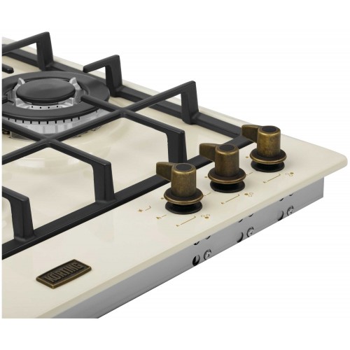 Газовая варочная панель Korting HG 465 CTRB (бежевый) 2