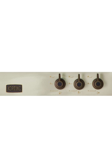 Газовая варочная панель Korting HG 465 CTRB (бежевый) 3